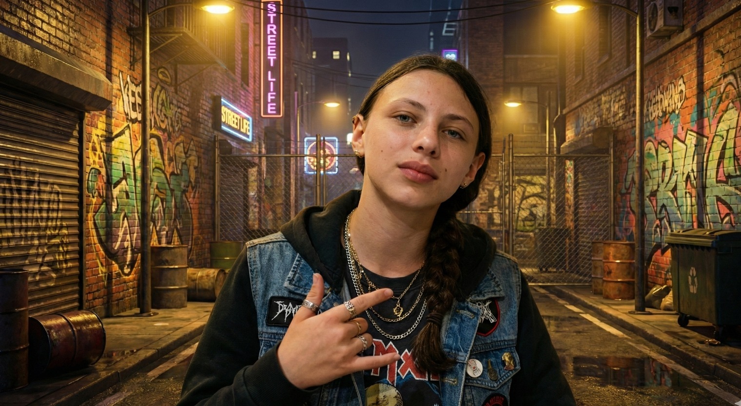 15-Year-Old Sister in Teen Rapper Mode