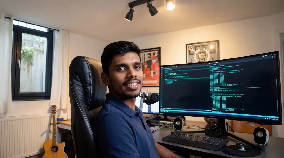 Kamindu, full-stack developer at Perel Web Studio