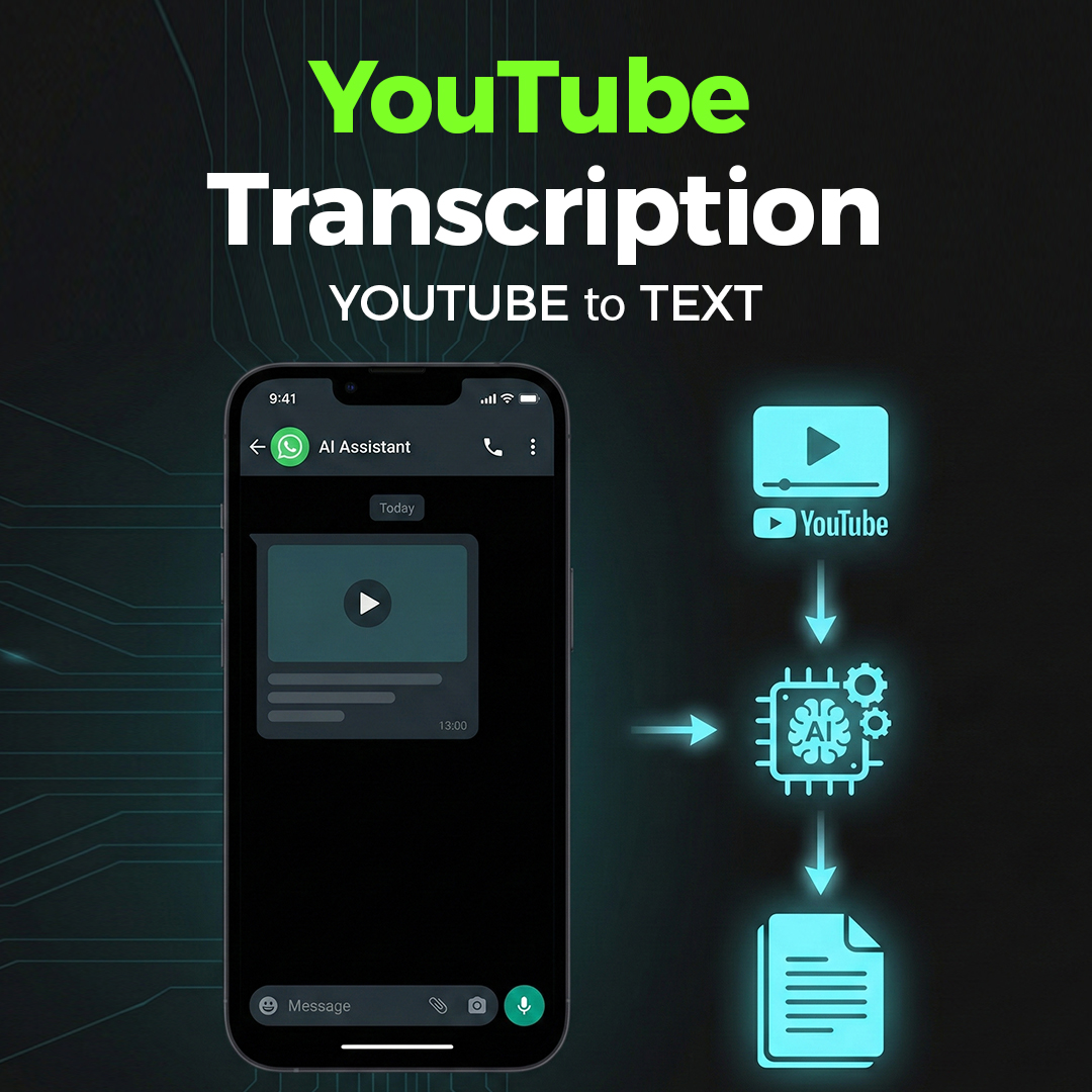 OpenClaw YouTube transcription: send a video link via WhatsApp and receive a formatted transcript
