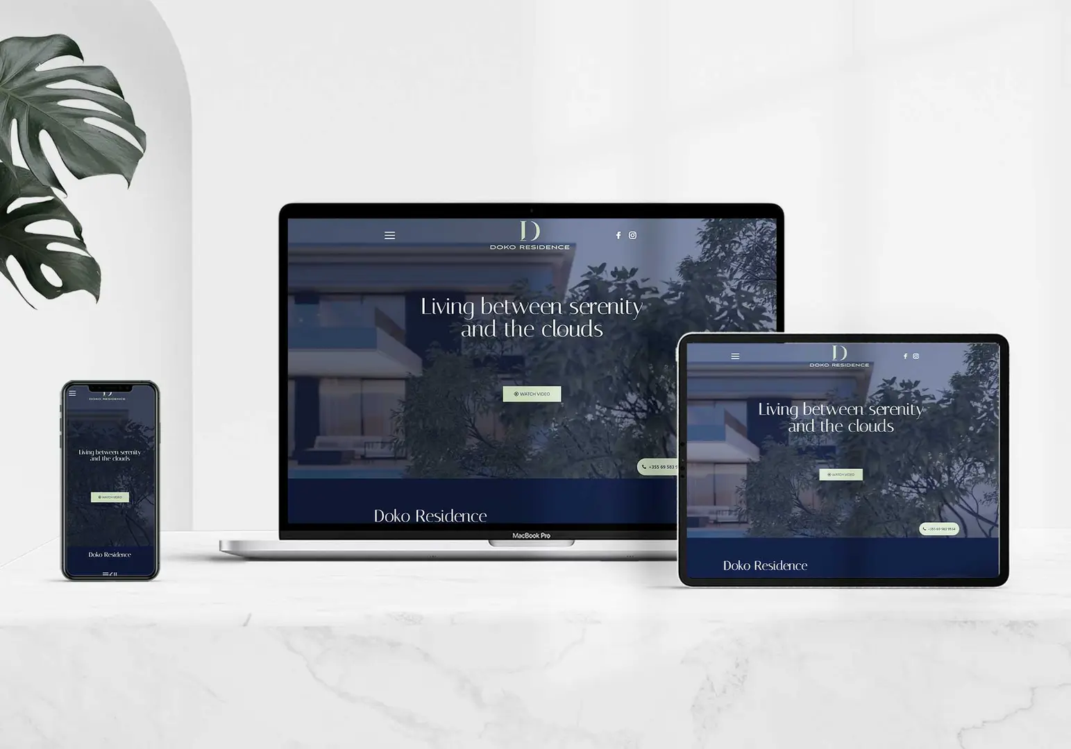 Doko Residence: Luxury One-Page Real Estate Showcase Built in 3 Weeks