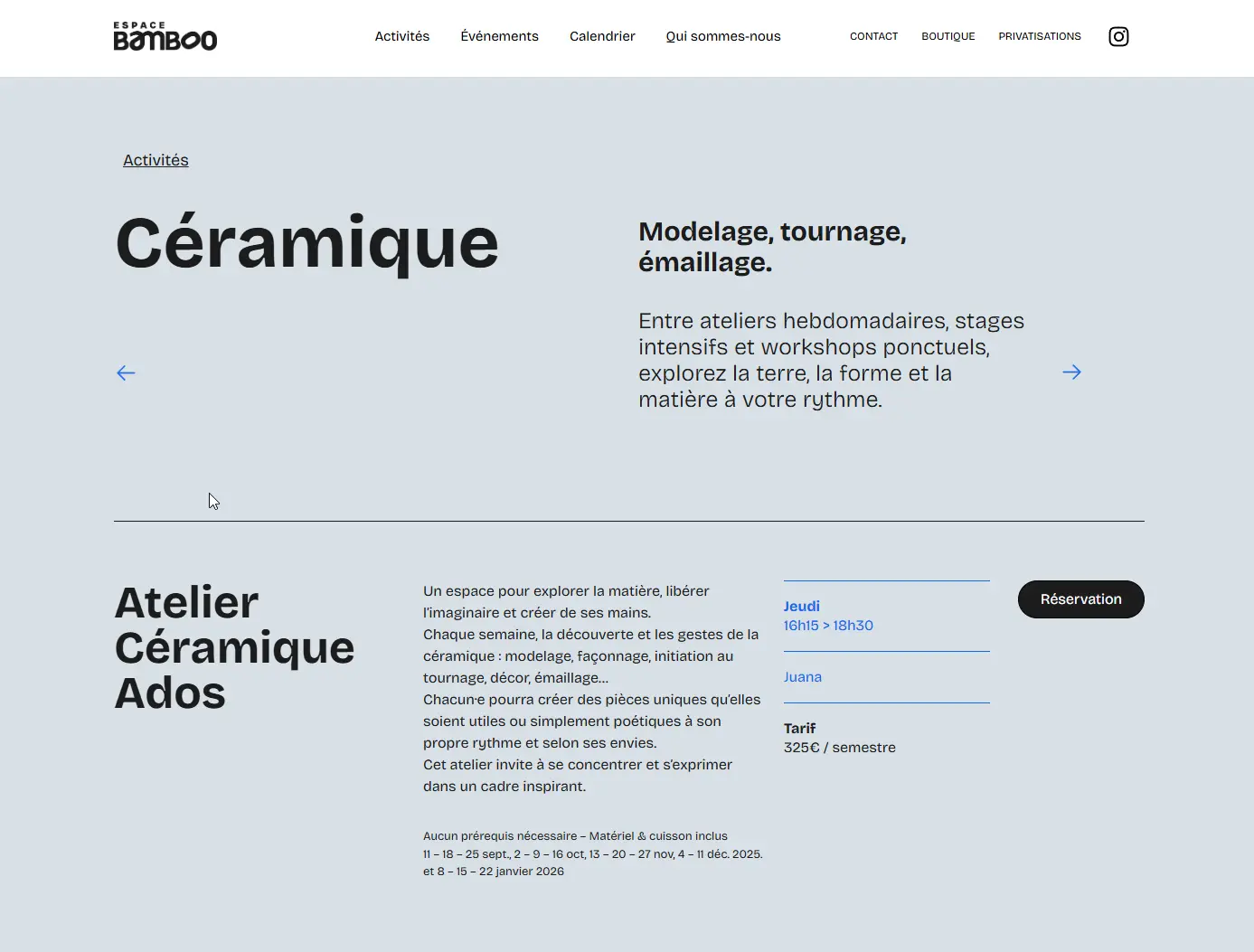 Espace Bamboo ASBL - Screenshot 3