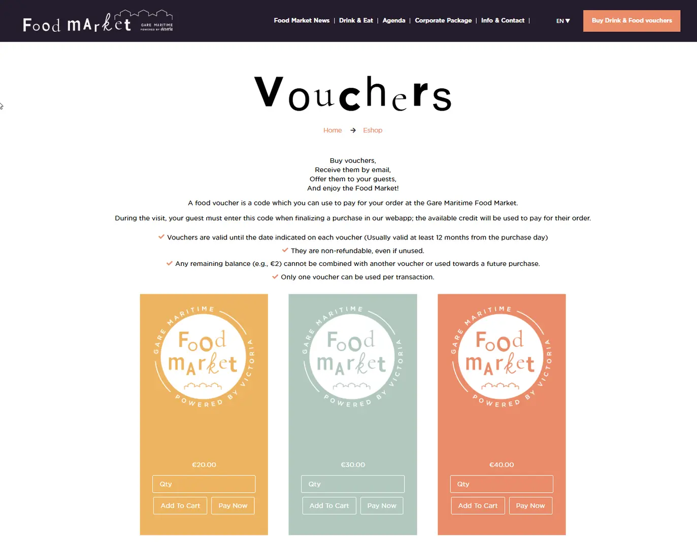 Gare Maritime Food Market - Screenshot 2