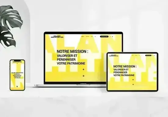 Galant Architectes website screenshot